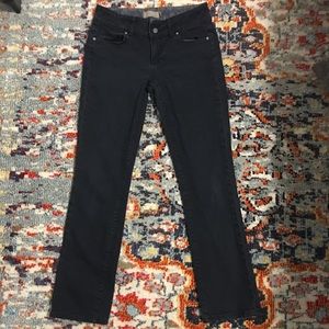 Paige Premium Denim Black Straight Leg Jeans 👖 28